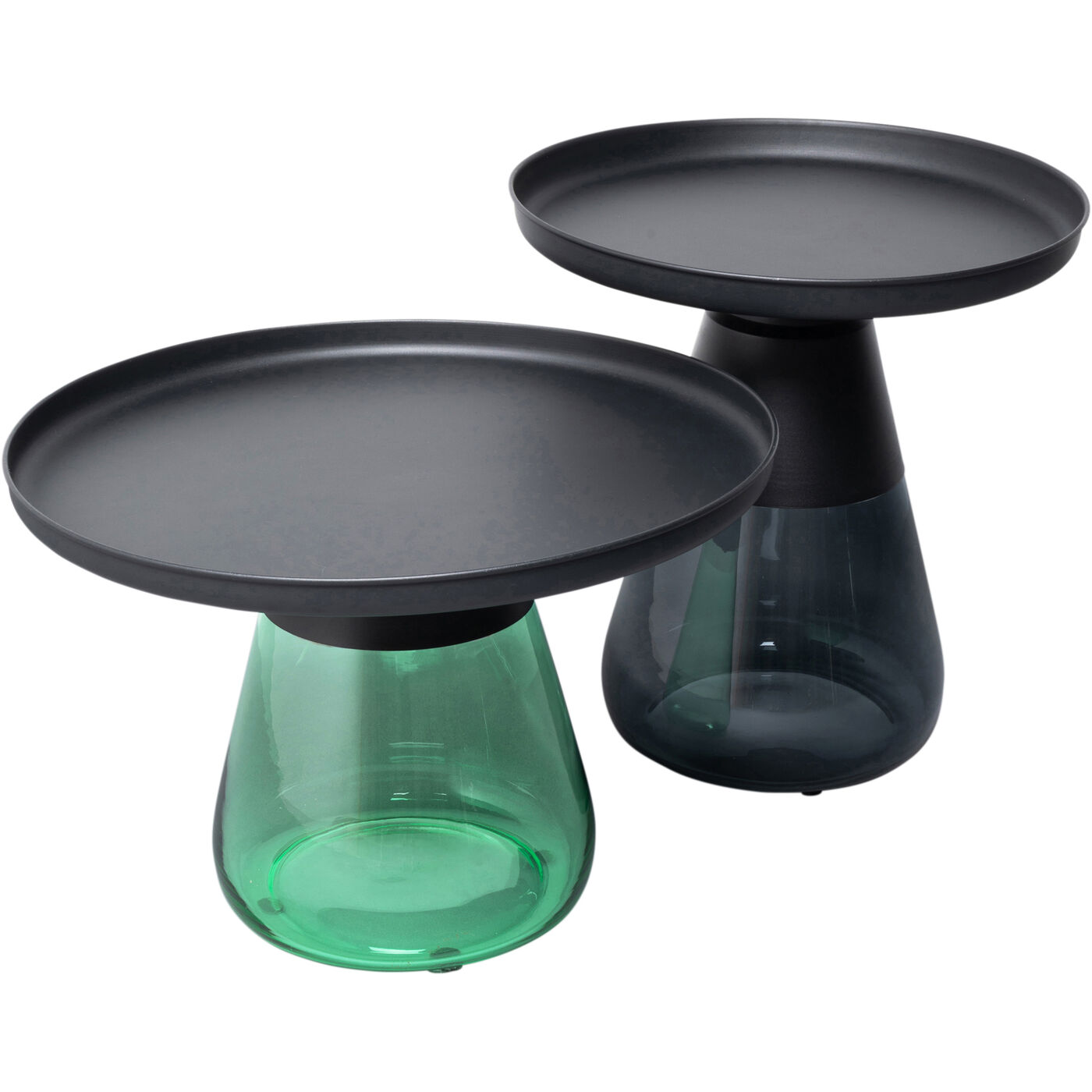 Стол приставной Bottiglia Green Ø 60 см KARE 87472
