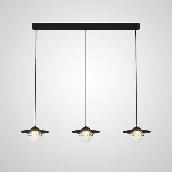 Подвесной светильник USKO TRIO Black by ImperiumLoft