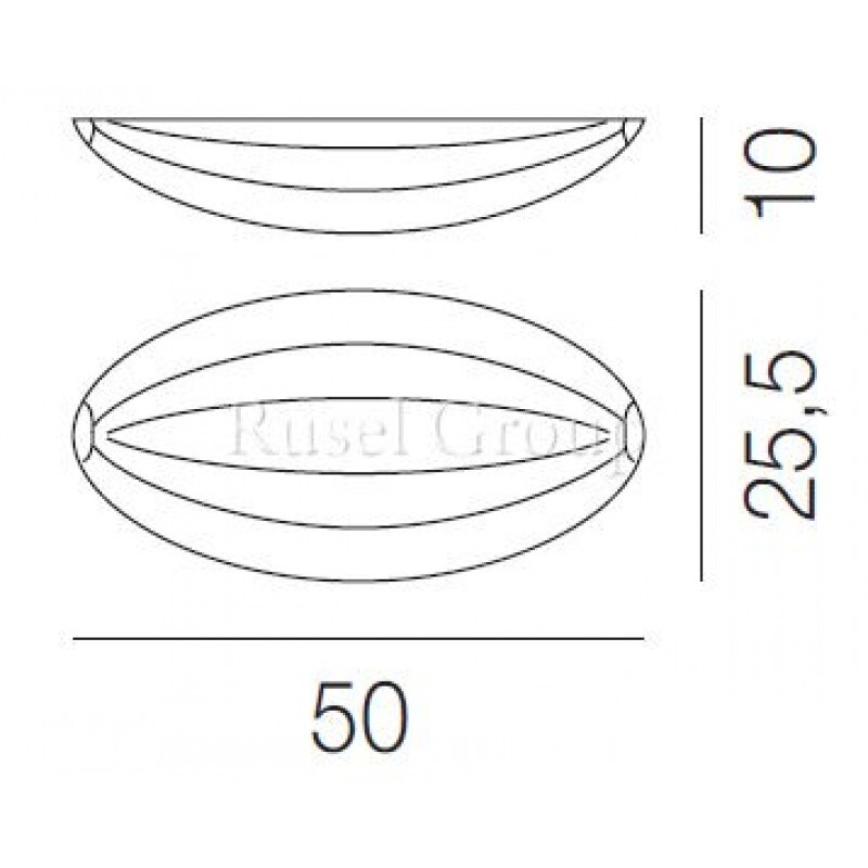 Потолочный светильник Vistosi MAREA PP 47