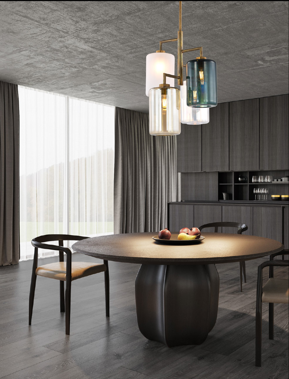 Люстра Brand Van Egmond Louise 3 Bur.Brass