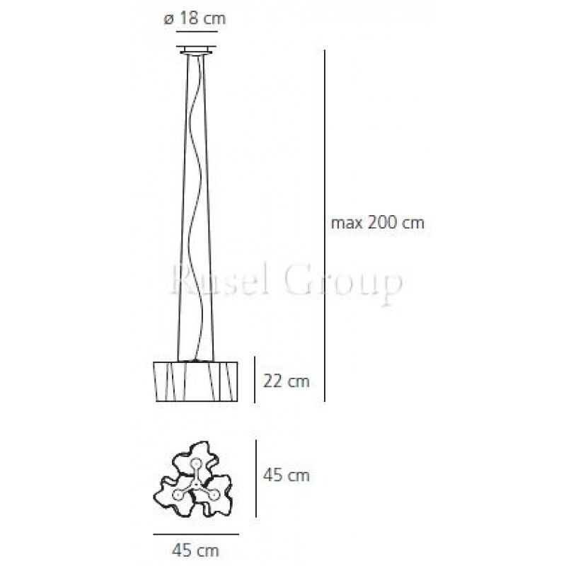 Подвесной светильник Artemide LOGICO SOSPENSIONE MINI 3x120° Подвесной светильник Artemide LOGICO SOSPENSIONE MINI 3x120°