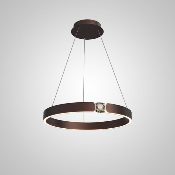 Подвесная люстра SELLIF RING D40 Brown by ImperiumLoft