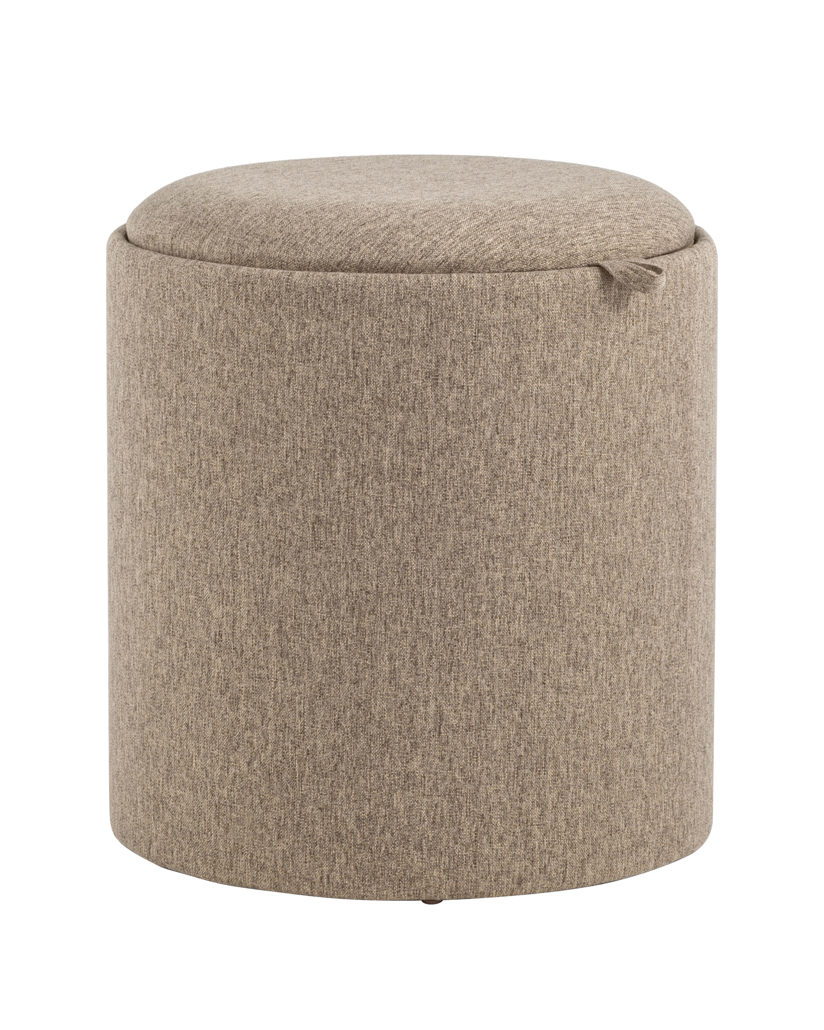 Пуф-столик с ящиком Хюгге S рогожка бежевый Stool Group