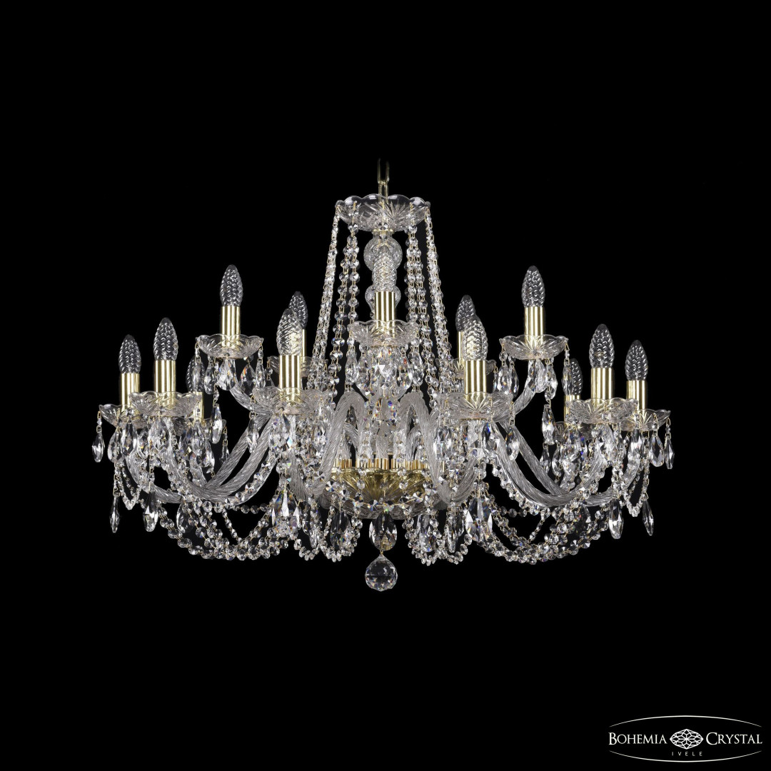 Люстра хрустальная 1402/10+5/300 G