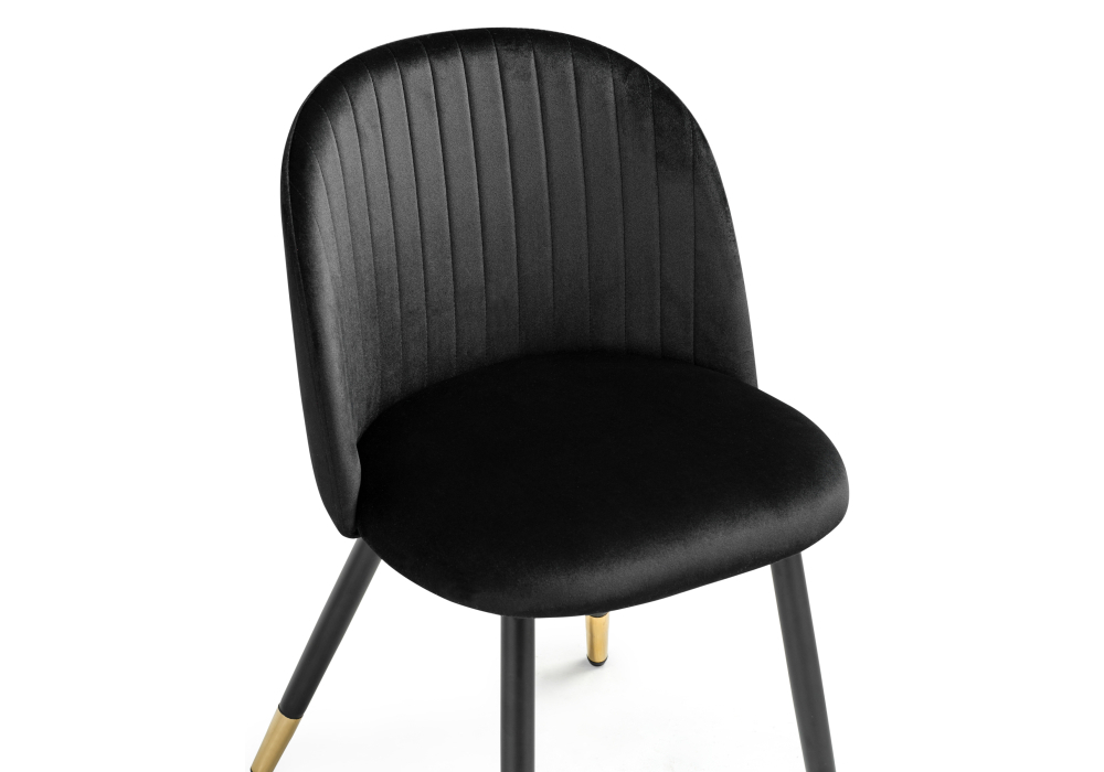 Стул Woodville Gabi black / black / gold 15381