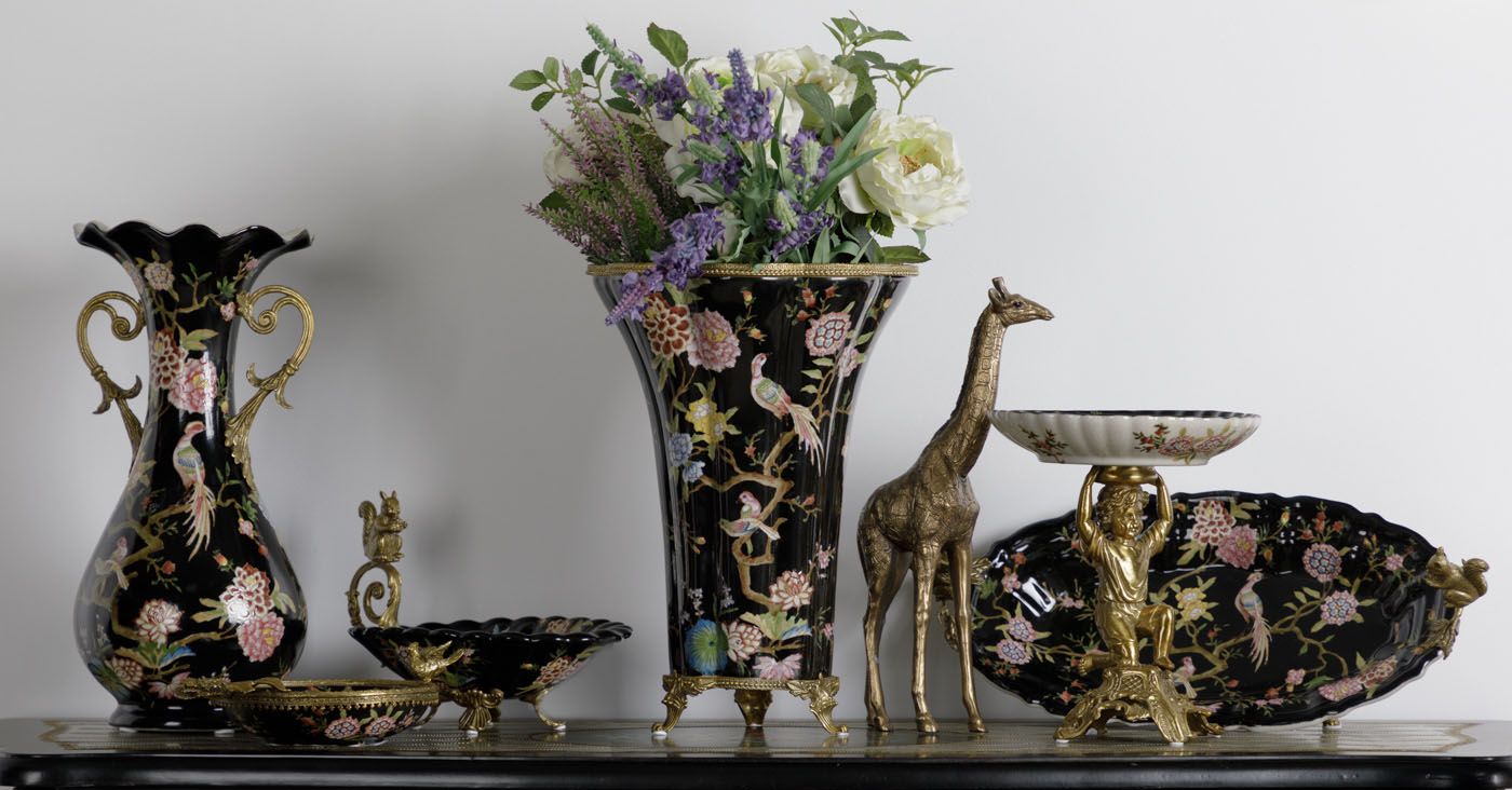 Ваза с ручками Glasar 31G2346/A1151HC/HBK2082