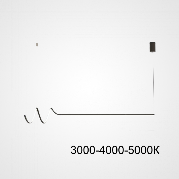 Подвесной светильник DAMARIS L120 Black Трехцветный свет by ImperiumLoft