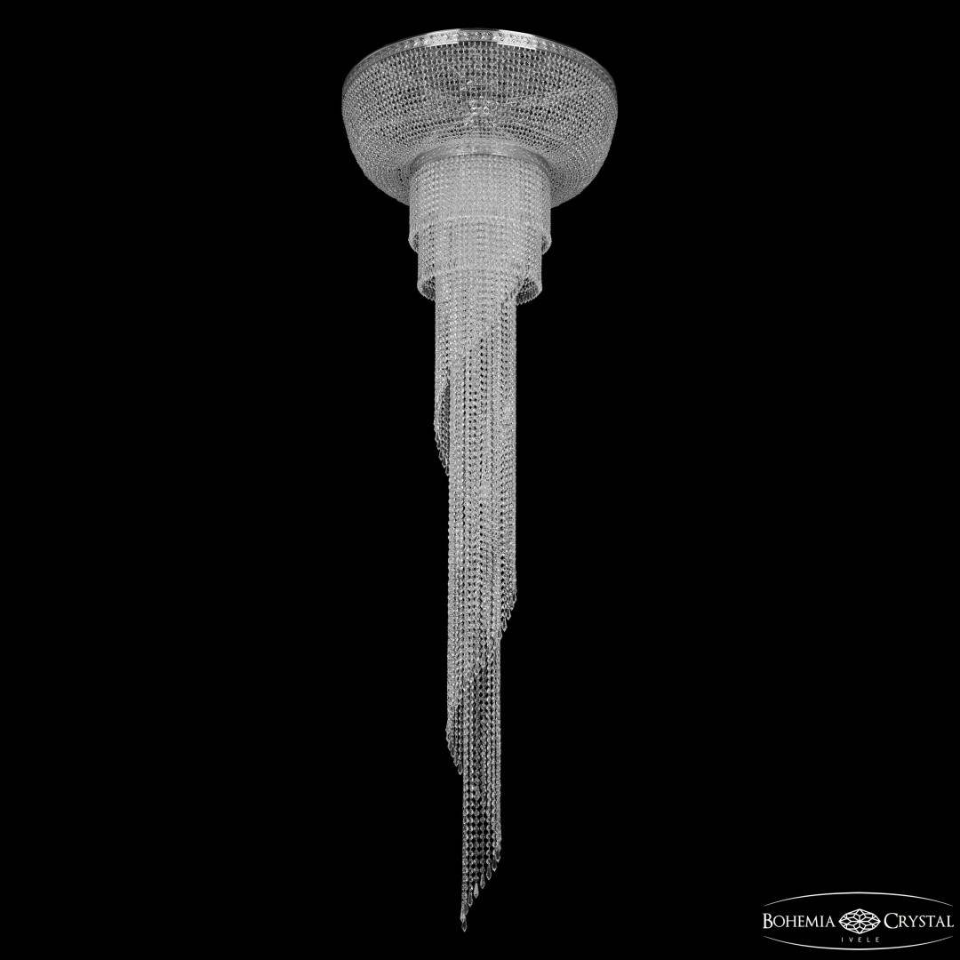 Люстра спираль хрустальная 83221/80IV-250 Ni Bohemia Ivele Crystal