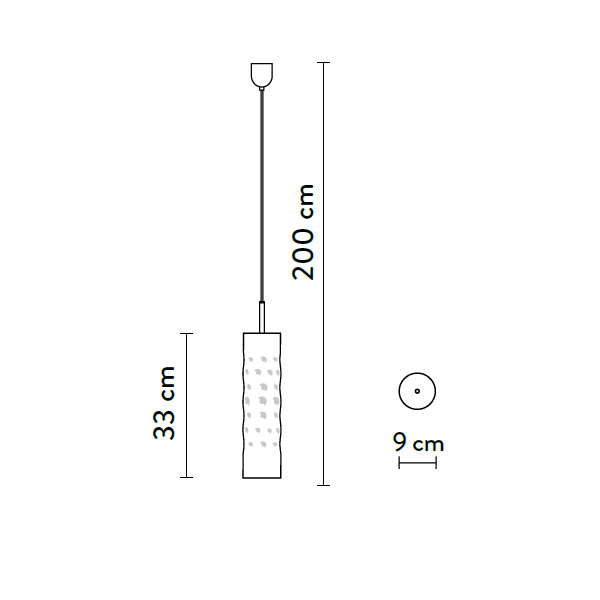 Подвесной светильник Slamp Dimple Single Silver