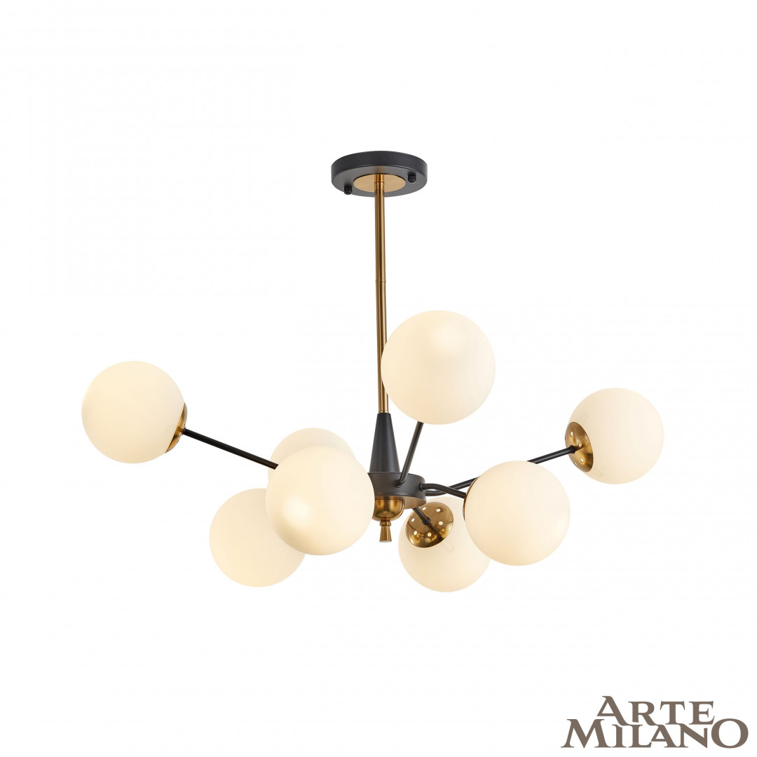 Люстра 279808/8 BK/GD Arte Milano