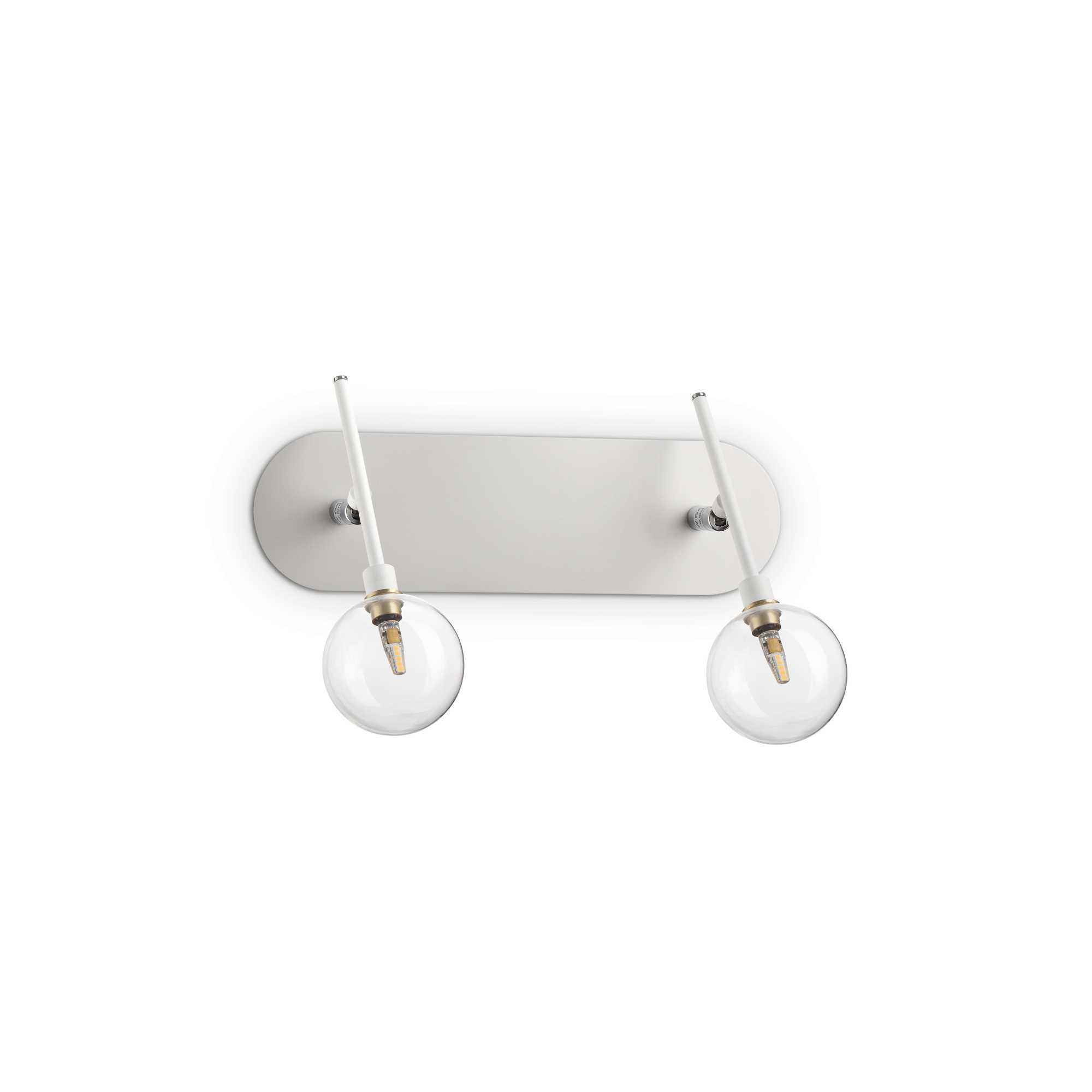 Настенный светильник Ideal Lux MARACAS AP2 BIANCO 200385