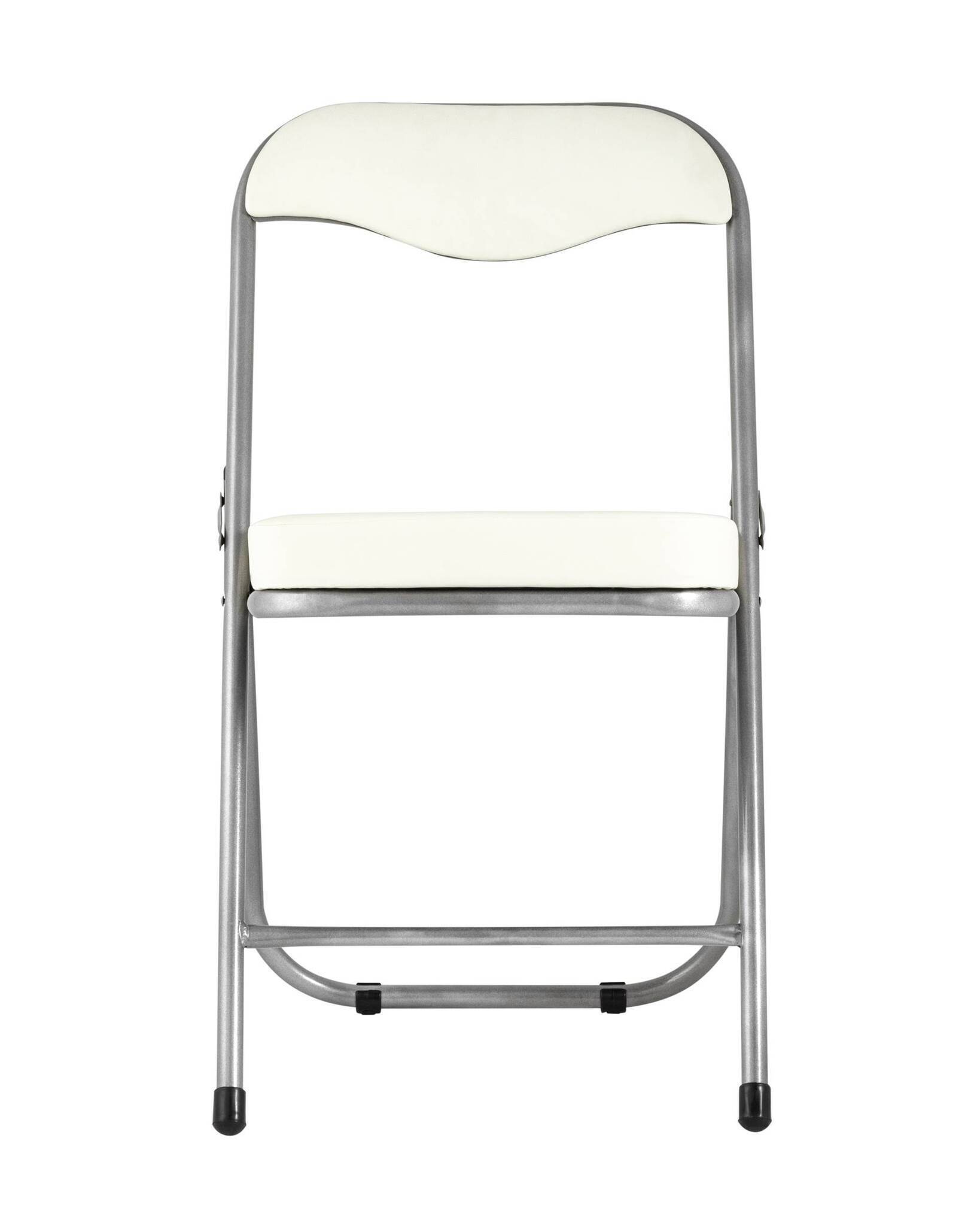 Стул складной ДЖОН металлик, слоновая кость Stool Group