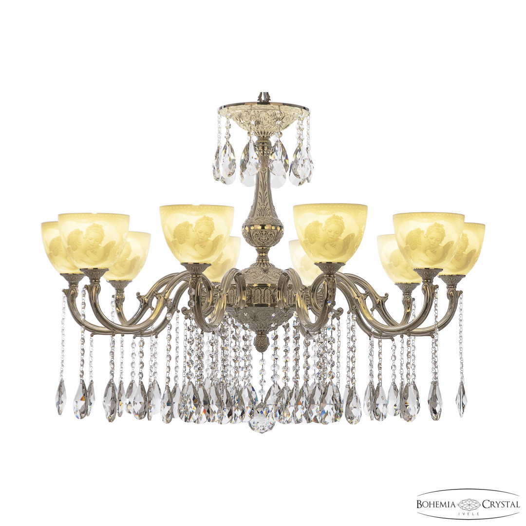 Люстра бронзовая с хрусталём 72101/10/300 A NW P1 U Angel