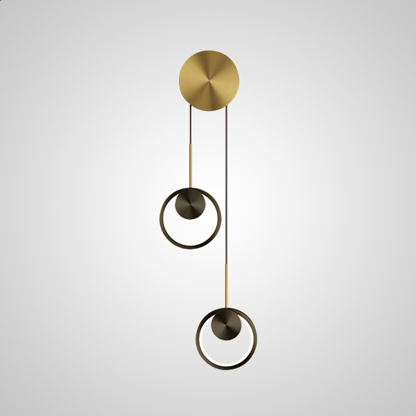 Настенный светильник RISOR BLOCK L2 Black by ImperiumLoft