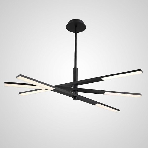 Подвесная люстра ORTON D88 Black by ImperiumLoft
