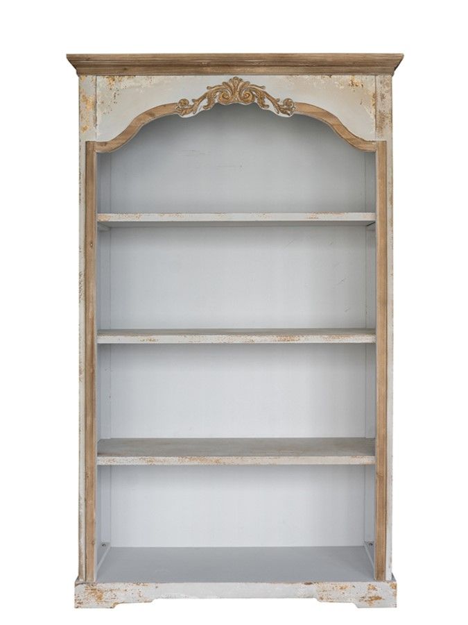 Шкаф книжный Прованс Glasar D7230