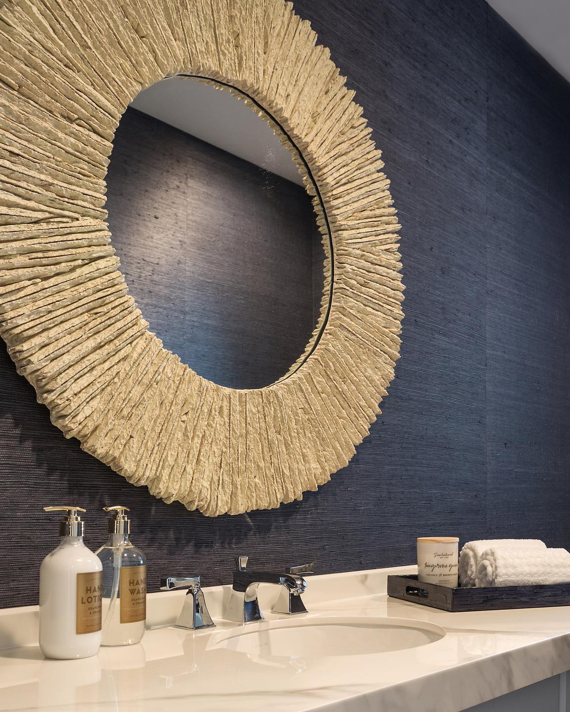 Зеркало в круглой раме Триша Louvre Home MH-3011-02