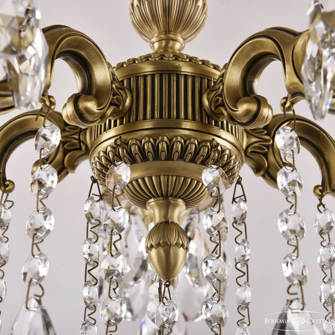 Люстра бронзовая с хрусталём 73101/5/125 B FP