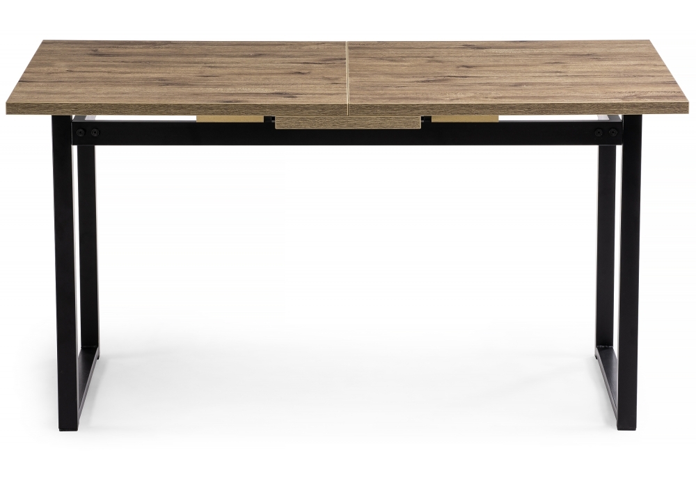 Стол деревянный Woodville Макта 140 дуб велингтон / черный матовый 453135