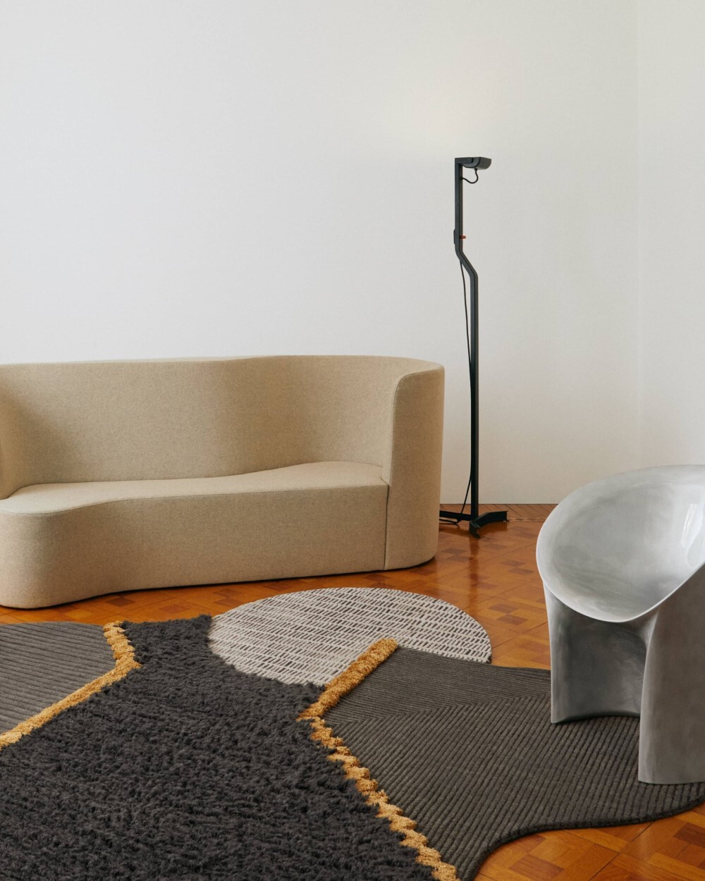 Ковер CC-TAPIS Lunar Addiction Square Ocher Ковер CC-TAPIS Lunar Addiction Square Ocher