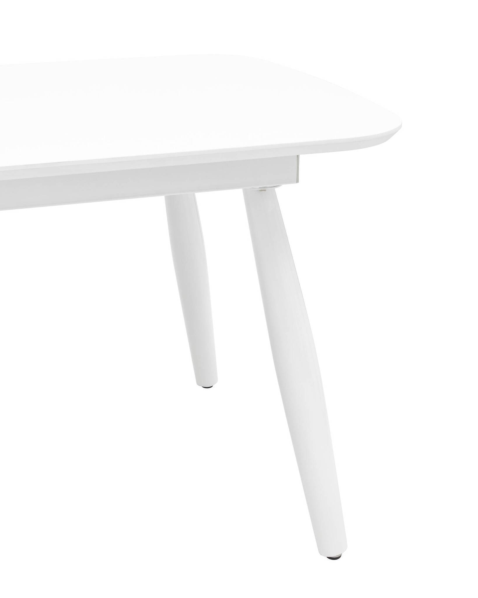 Стол обеденный Чикаго раскладной 160-200*90 белый Stool Group