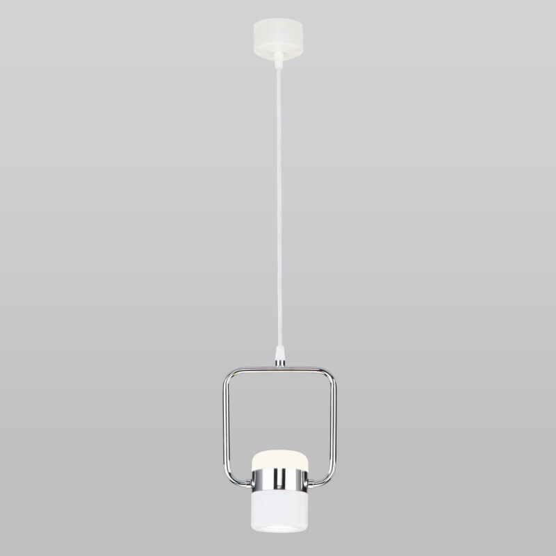 Подвесной светильник Eurosvet 50165/1 LED хром/белый
