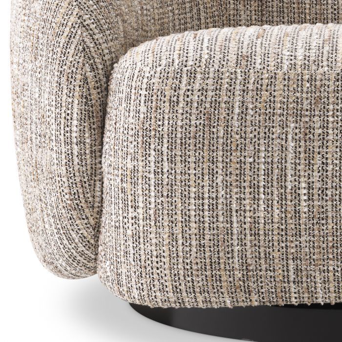 Вращающееся кресло Eichholtz Amore mademoiselle beige 115481