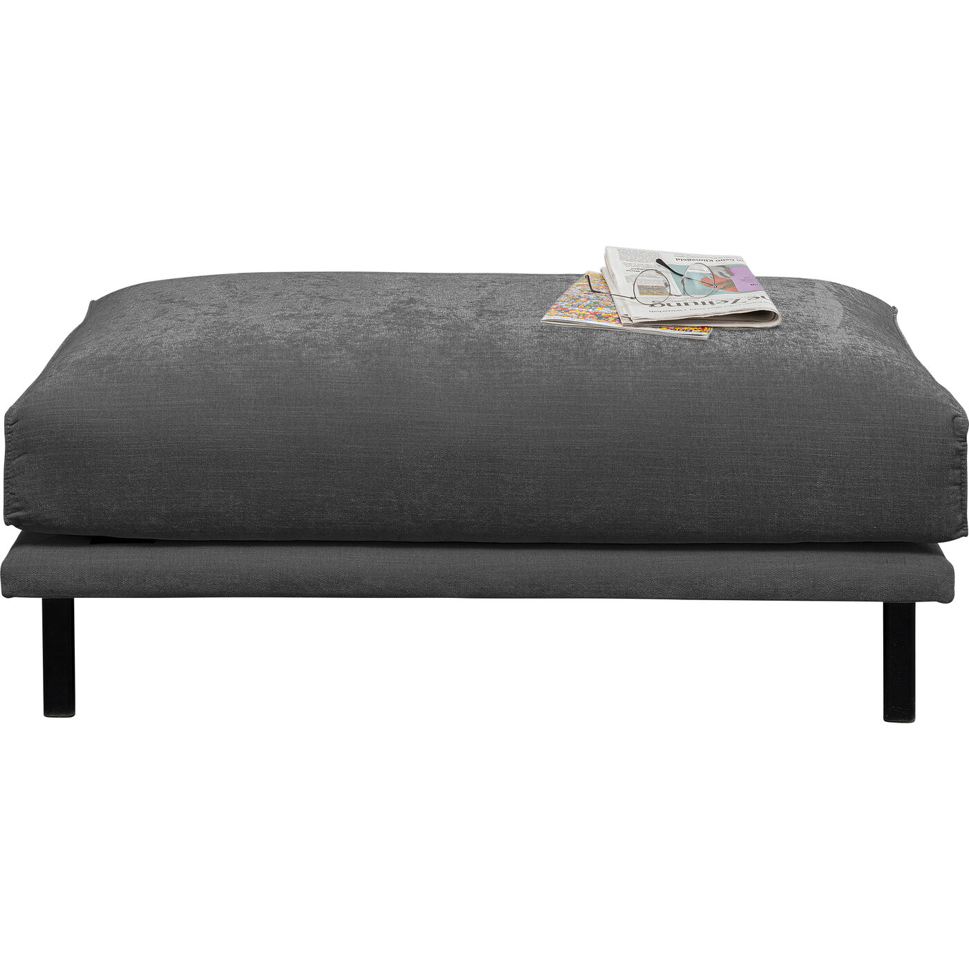 Пуф Edna Grey 115x60cm KARE 87983