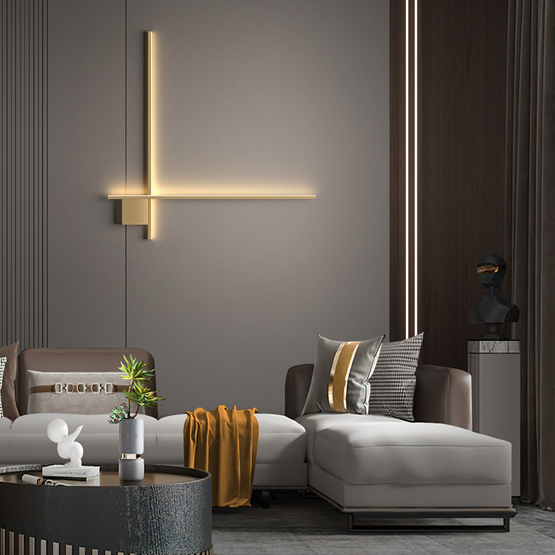 Настенный светильник STICH B L80 Brass by ImperiumLoft