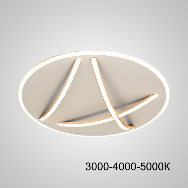 Потолочный светильник HAFTOR D60 Rose Gold Трехцветный свет by ImperiumLoft