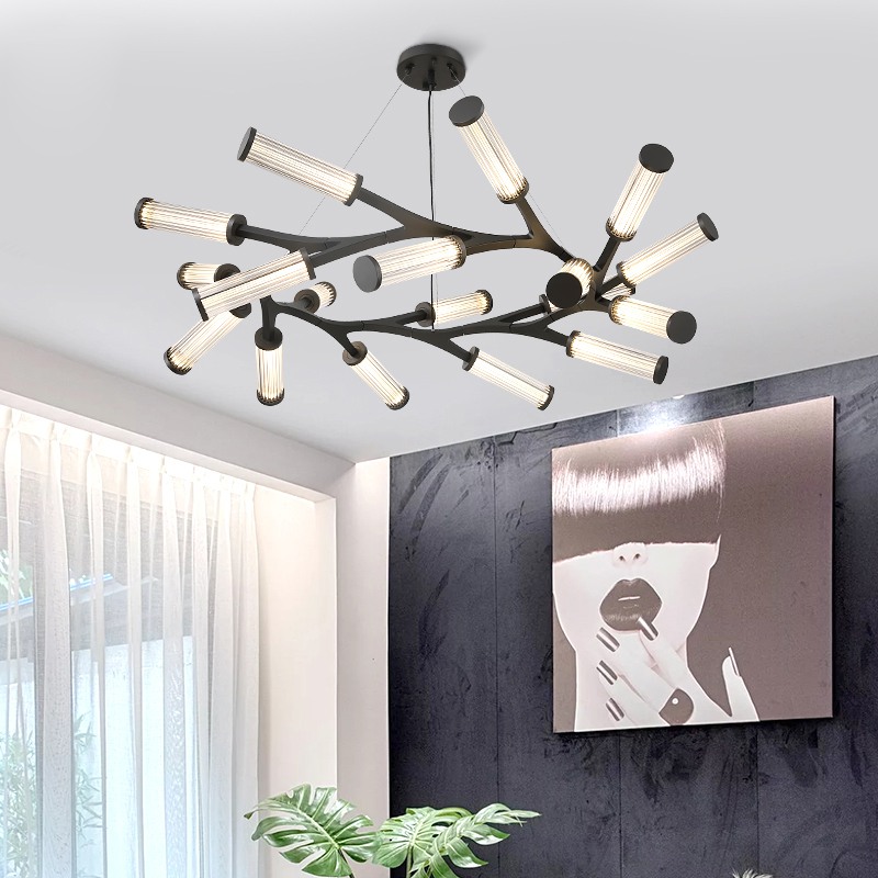 Подвесная люстра RAMOSE RING 18 Золото by ImperiumLoft