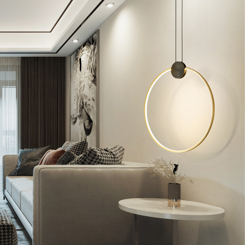 Подвесной светильник WOLKE D40 Brass by ImperiumLoft