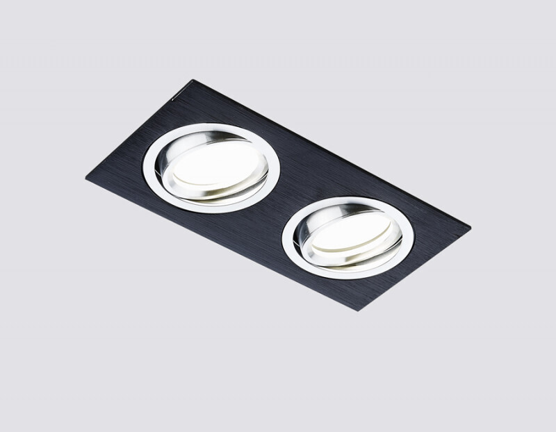 Встраиваемый светильник Ambrella A601/2 BK