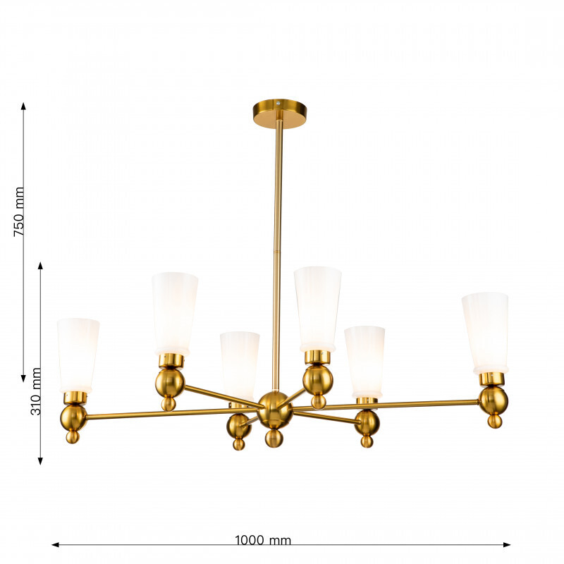Люстра на штанге Favourite 2996-6P
