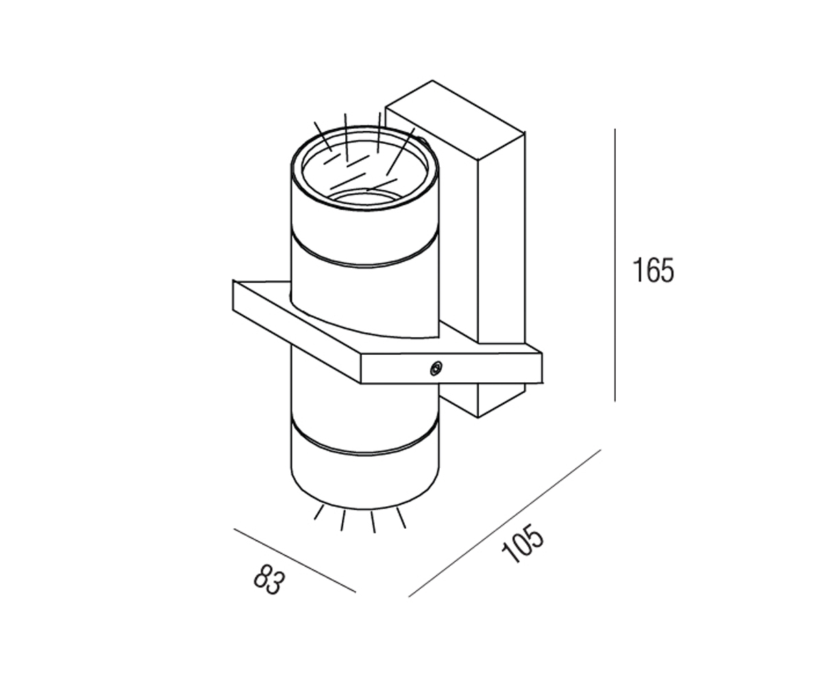 Накладной настенный светильник Donolux DL18434/21WW-White