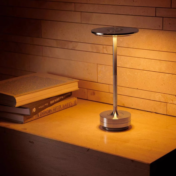 Настольная лампа ROBBI Silver by ImperiumLoft