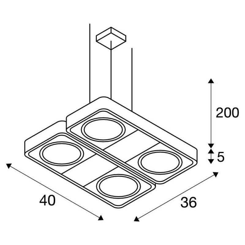 Подвесной светильник SLV 159234