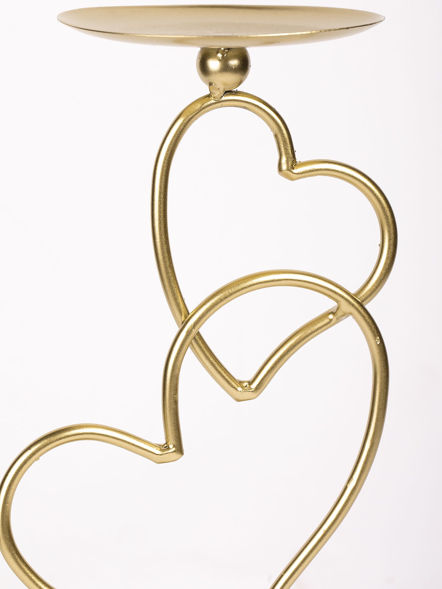 Подсвечник Два сердца Glasar 57-164