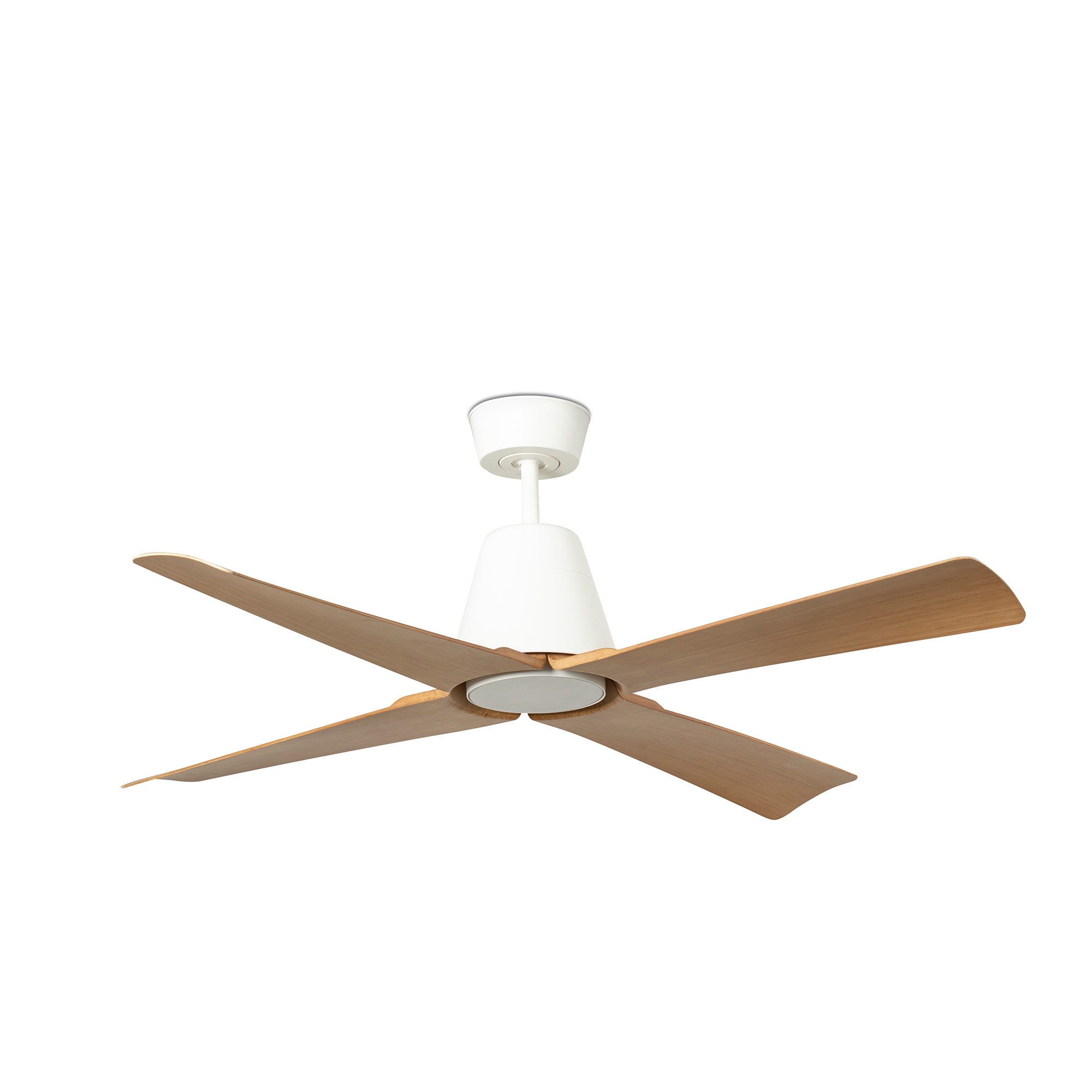 Вентилятор TYPHOON DC Ш1300MM белый / дерево 4Р IP44 19W 3000K Faro