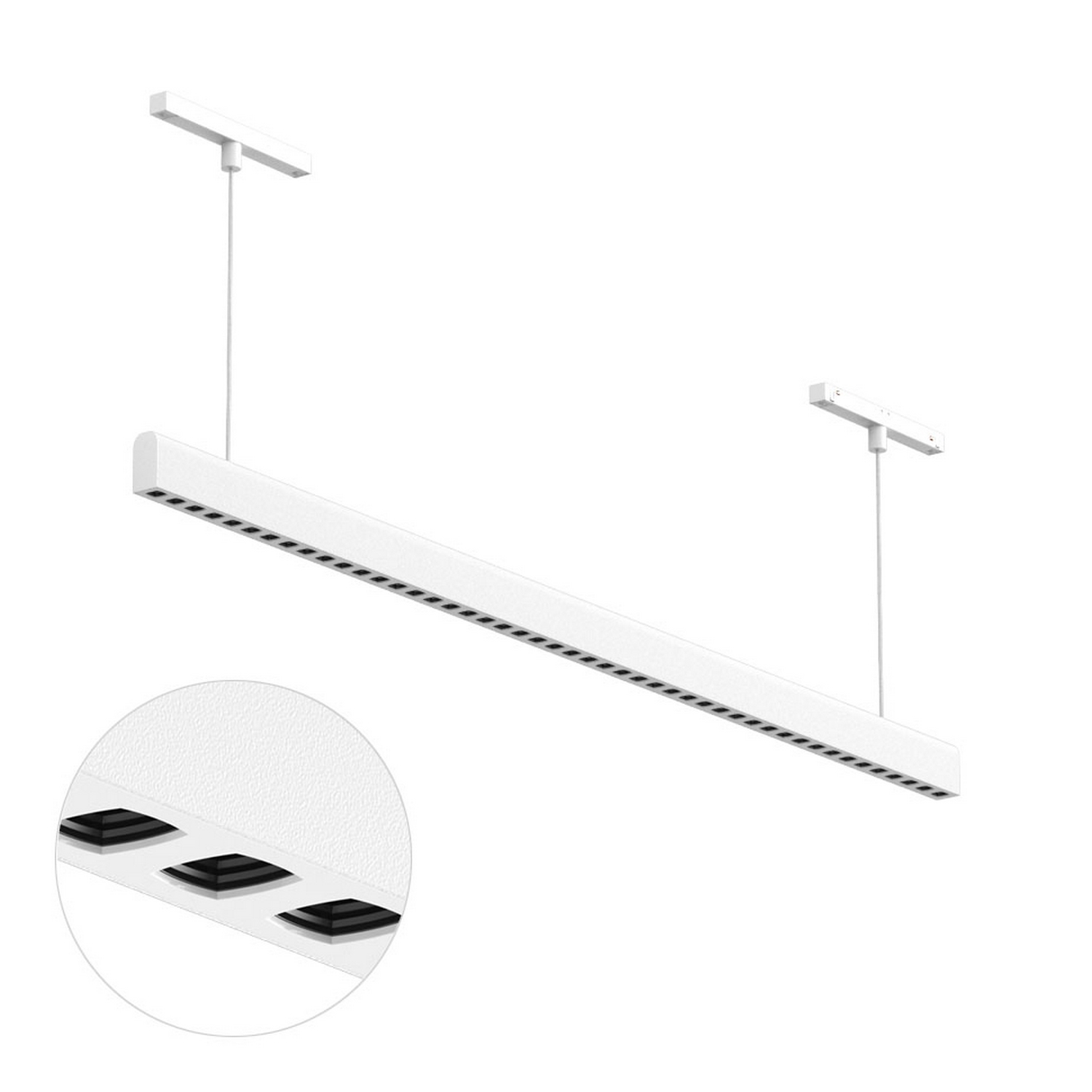 Светодиодный светильник для магнитной системы Ledron Sagi Style T 1010 White-Black 3000K