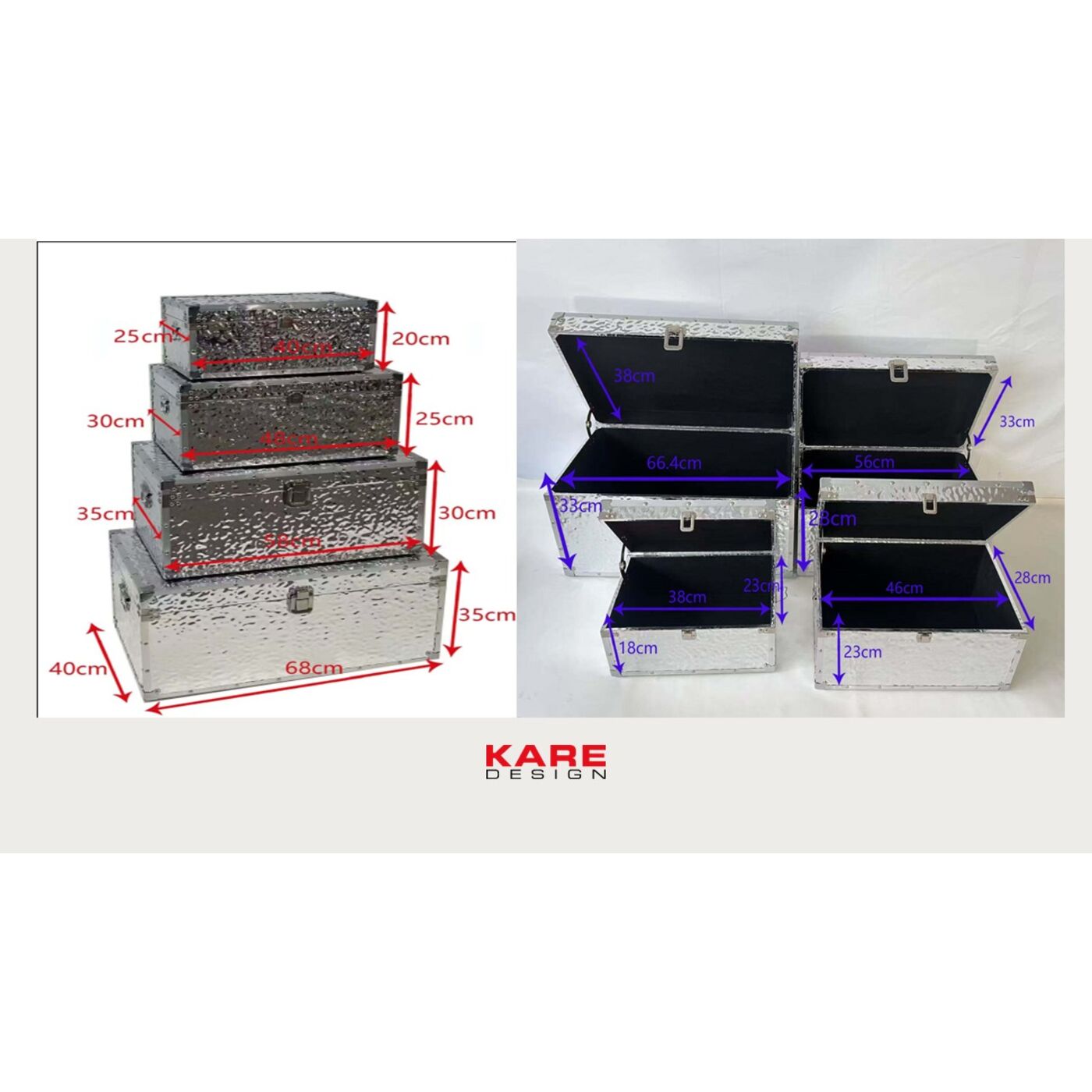 Бокс Калдера (4 шт) KARE 70691