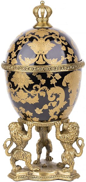 Шкатулка на трех львах Glasar 31G2595/B891/U1/NB4199