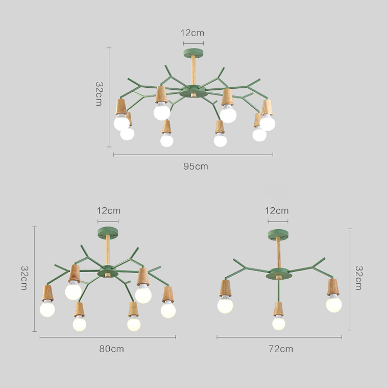 Потолочная Люстра Les Color D72 Yellow By Imperiumloft