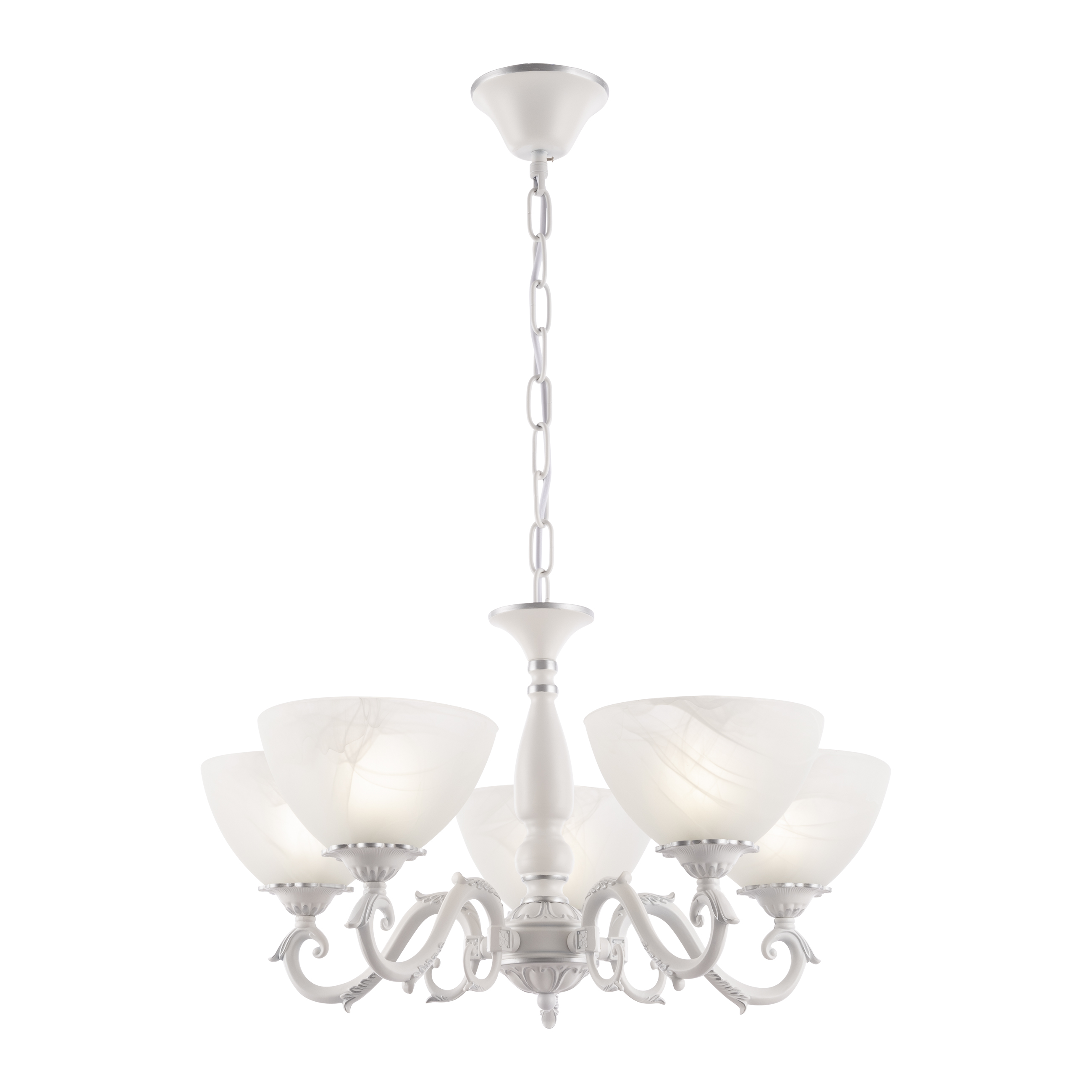 Люстра с плафонами 340518/5 WT+SL Arte Milano