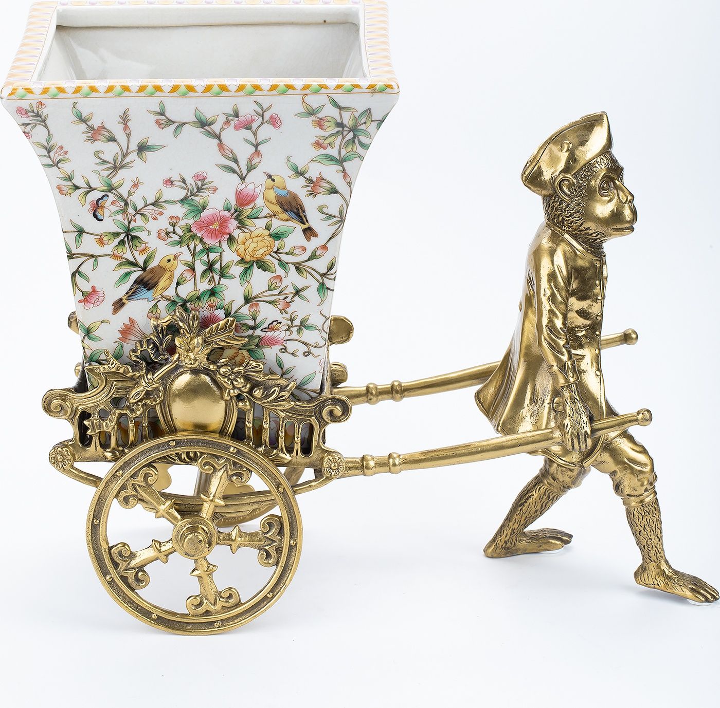 Чаша на колесах с обезьяной Glasar D367C/1/H1204