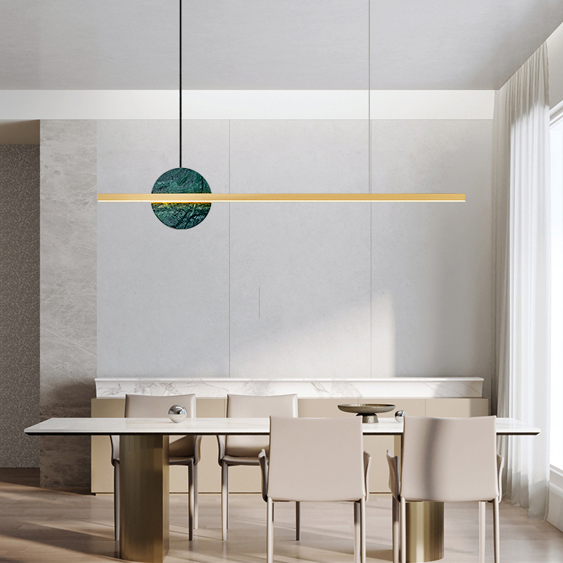 Подвесной светильник ORLAUG L102,5 Brass Green by ImperiumLoft