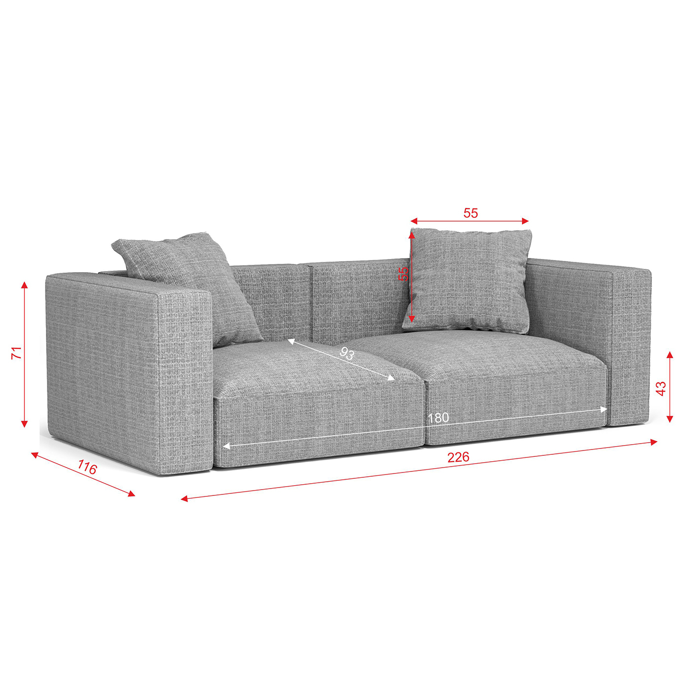 Диван-кровать Ткань Микровелюр KARE Memphis K00376