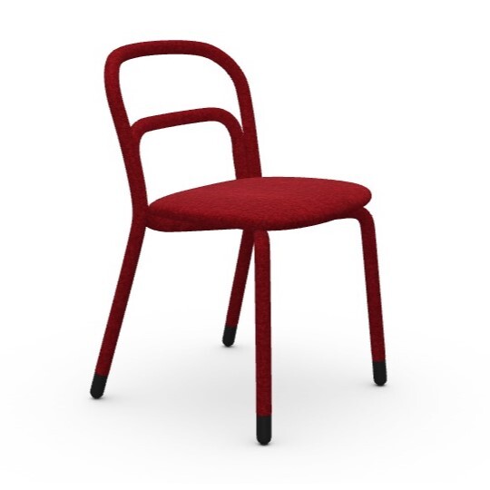 Стул Midj Pippi S R_TS Bulgaro red S1950ST