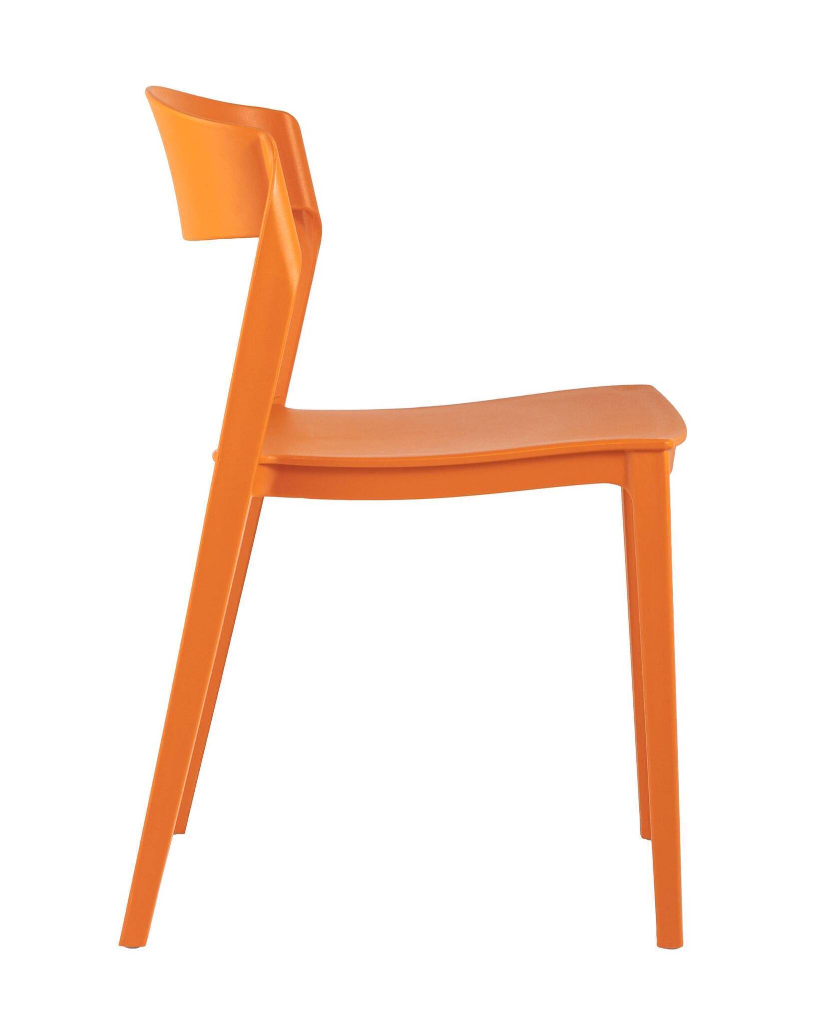 Стул Moris пластик оранжевый Stool Group