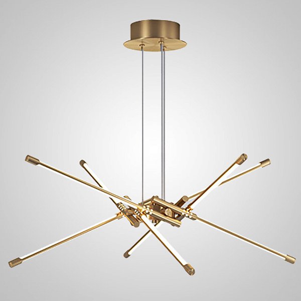 Подвесная люстра VALA L8 Brass by ImperiumLoft